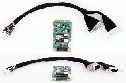 CarTFT VCC-540 Mini-PCIe (1x HDMI, 1x YPbPr, 1x DVI-D, 1x VGA Capture Card)  [ Video Input ]
