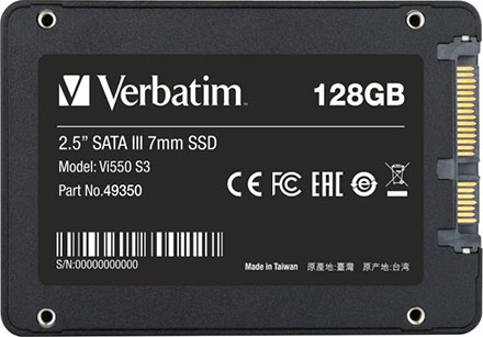 Verbatim 2.5" SATA SSD Vi550 128GB