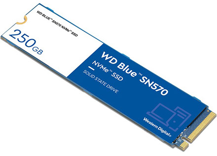 WD Blue SN570 SSD M.2 250GB NVMe <b>(WDS250G3B0C)</b>