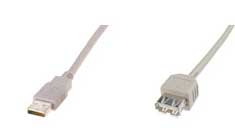 USB Verlngerungskabel - A->A 5m