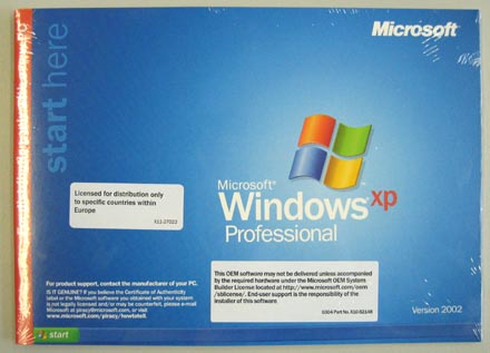 MS WIN XP Pro english (OEM)