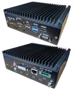 FleetPC-4-F Car-PC (Intel Celeron N3060 2x2.48Ghz, Autostart-Controller, 9-60V Power Supply) [ FANLESS ]