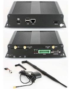 FleetPC-ARM-300 Car-PC (NXP iMX6 Quad-Core, Android 6, 2GB RAM/4GB NAND, Autostart-Controller, 9-36V Automotive Netzteil, GPS/LTE/CAN/RS232/WLAN/BT/LAN/HDMI) [ FANLESS ]