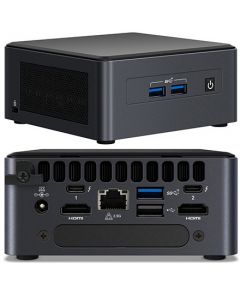 Intel NUC11TNHv7 (Intel Core i7-1185G7 up to 4,80GHz, 2x HDMI, 2x Thunderbolt, 2,5" SATA SSD Support)