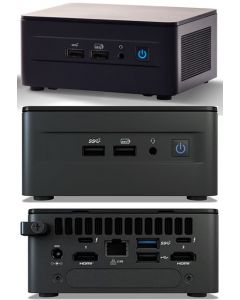 Intel NUC12WSHi5 (Intel Core i5-1240P up to 4,40GHz, 2x HDMI, 2x Thunderbolt 4, 2.5" HDD/SSD support)