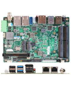 Jetway JLF0DV-70 3,5" (Intel Whiskey Lake-U CPU 4305UE, 2x LAN, 12-36V DC)