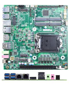 Jetway MI02-10 Thin-ITX (Intel Comet Lake-S Q470E, LGA1200) [2x LAN, TPM 2.0 ]