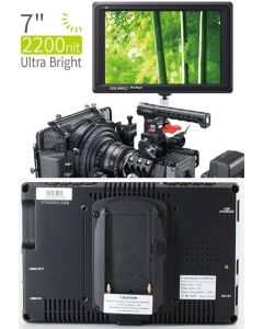 Feelworld FW279 7" 4K HDMI DSLR Field Camera Monitor (2200nits, sunlight-readable)