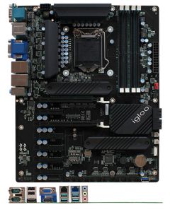 Jetway JLA20-10 (LGA1200 Intel Comet Lake-S Q470E, 2x LAN, 2x COM)