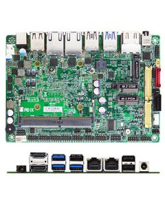 Jetway MF20-00 3,5" Mainboard (J6412 Intel Elkhart Lake SoC, 2x LAN, SIM Slot)
