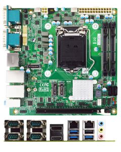 Jetway MI08-00 (LGA1200 Comet Lake-S, 4x RS232, 2x LAN)