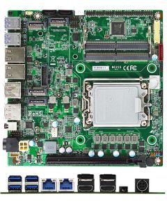 Jetway Mi215Q6700 MiniITX (Intel 12./13th Gen. LGA1700, 4x USB3.0, 2x 2.5GbE LAN)