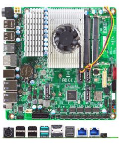 Jetway MI24-13350 MiniITX (Intel Raptor Lake-P i5-1335U SoC, 2x USB-C, 2x 2.5GbE LAN)
